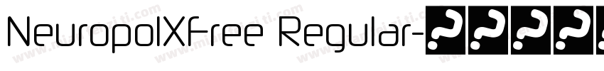 NeuropolXFree Regular字体转换